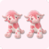 Pink Cow Plush 2PCS