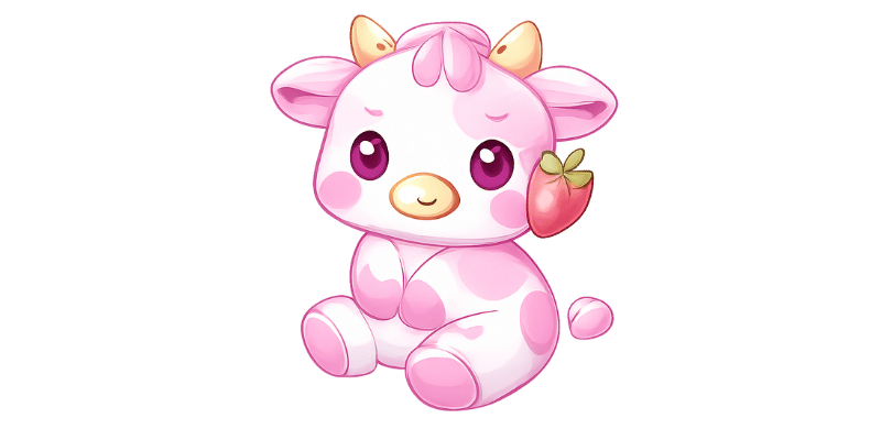 Pink Cow Plush